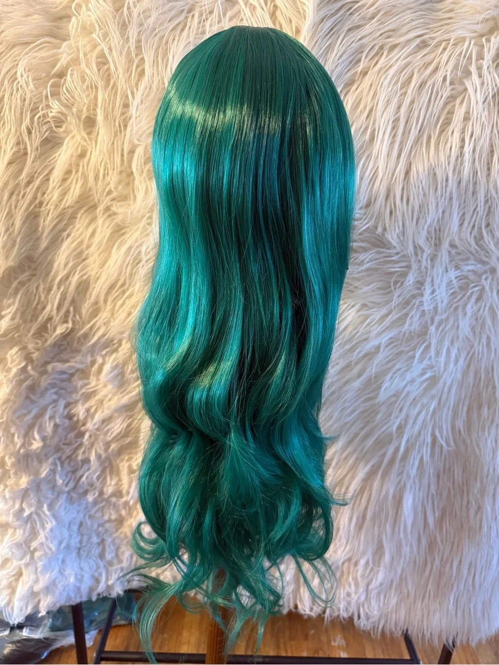 Brand Long Green Women’s Synthetic Wig